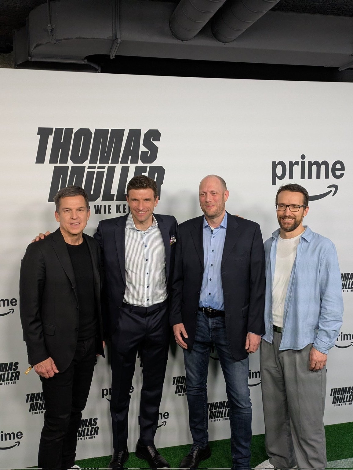 穆勒个人纪录片《独一无二》首映礼,勒夫、赫内斯、海纳等人出席