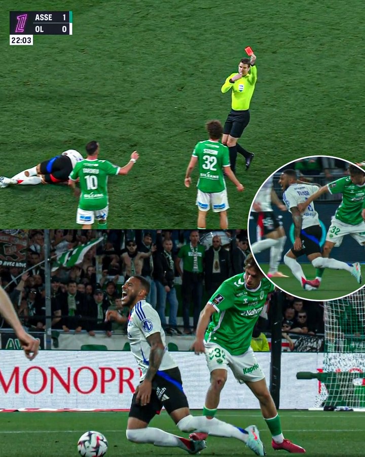 里昂主席:我们近2赛季被VAR八次误判 斯塔辛应该红牌下场