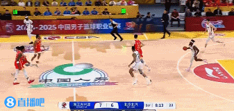 上来就发力！杰曼追身后撤步三分命中+转换高难度挑篮连砍5分！